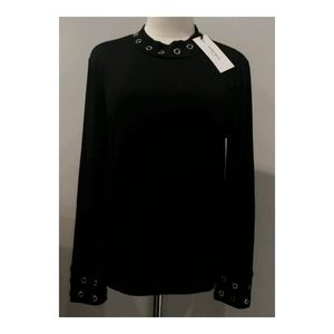 NWT Christy & Co Women's Hardware Blouse Medium